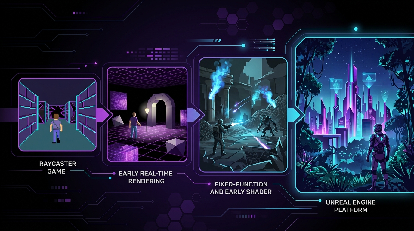 Evolucija grafičkih endžina: Od prvih rejkastera do Unreal Engine platforme